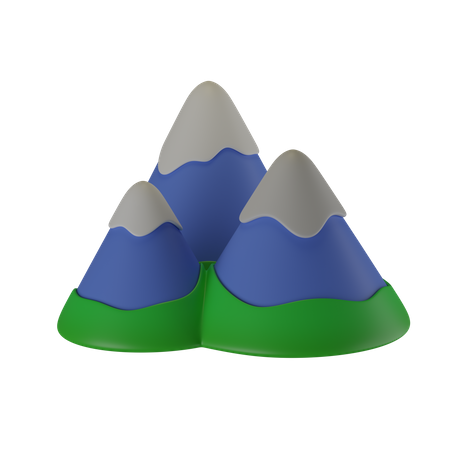 Berge  3D Icon