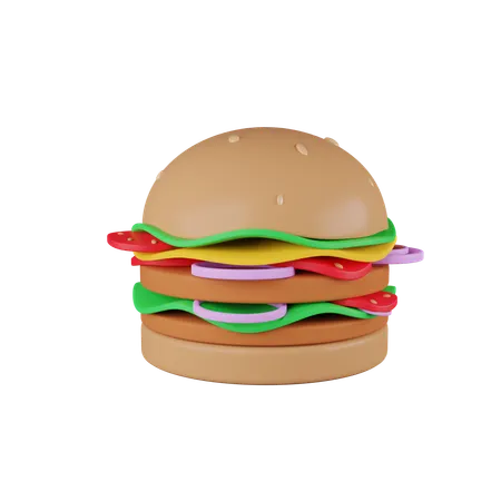 Berger  3D Icon