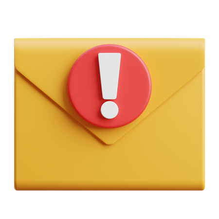 E-Mail melden  3D Icon