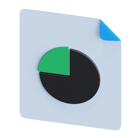 Berichtskreisdiagramm  3D Icon