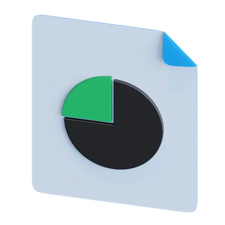 Berichtskreisdiagramm  3D Icon