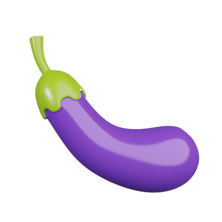 Beringela  3D Icon