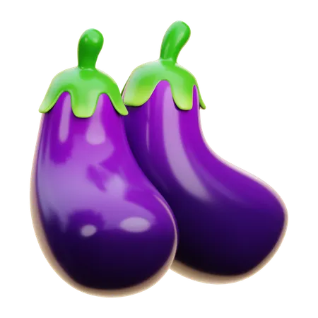 Beringela  3D Icon