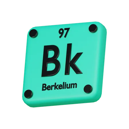 Berkelium  3D Icon