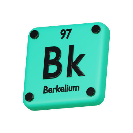 Berkelium  3D Icon