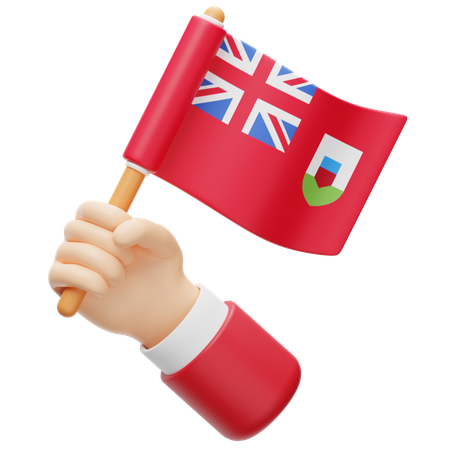 Bermuda flag  3D Icon