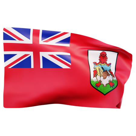 Bermuda Flag  3D Icon