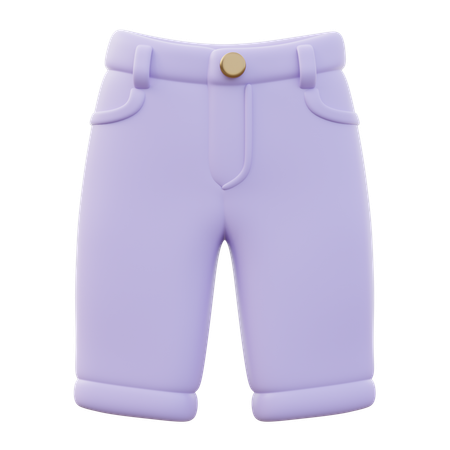 Bermudas femininas  3D Icon