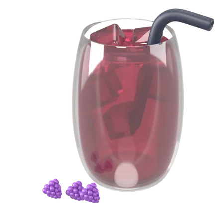 Berry Juice 3D Icon