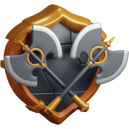 Berserk Badges  3D Icon