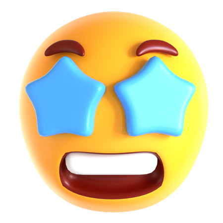 Berühmtes Gesicht Emoji  3D Icon