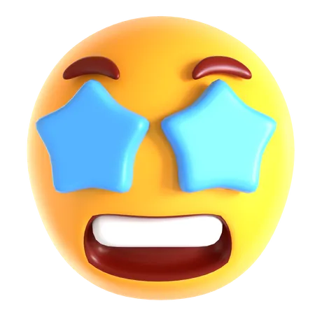 Berühmtes Gesicht Emoji  3D Icon