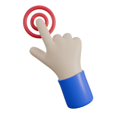 Berühren  3D Icon