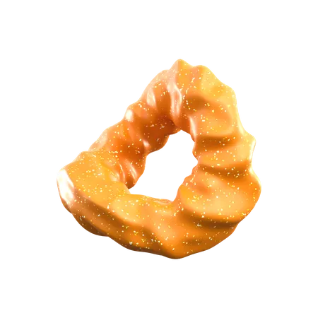 Beschädigter Donat  3D Icon