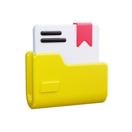 Beschriftetes Archiv  3D Icon