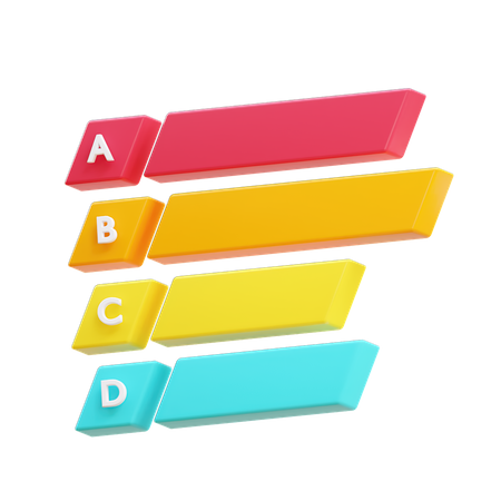 Beschriftungsdiagramm  3D Icon