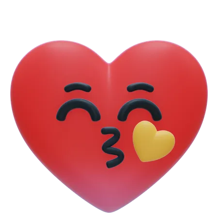 Beso emoji  3D Icon