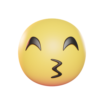 Besos felices  3D Icon