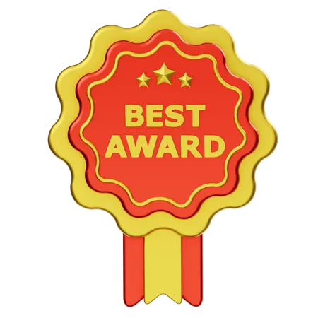 Best Award Ribbon  3D Icon