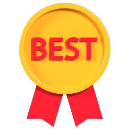 Best Badge  3D Icon