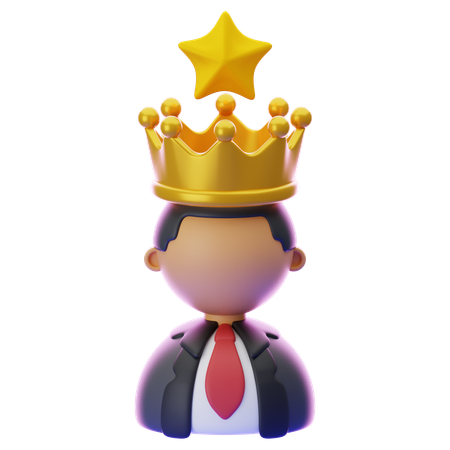 BEST BUSINESSMAN  3D Icon