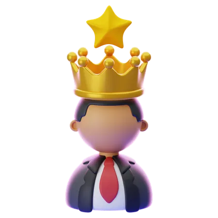 BEST BUSINESSMAN  3D Icon