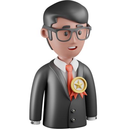 Best Businessman  3D Icon