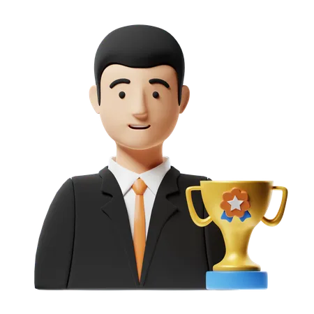 Best Businessman  3D Icon