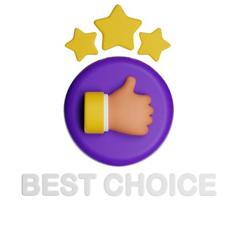 Best Choice  3D Icon