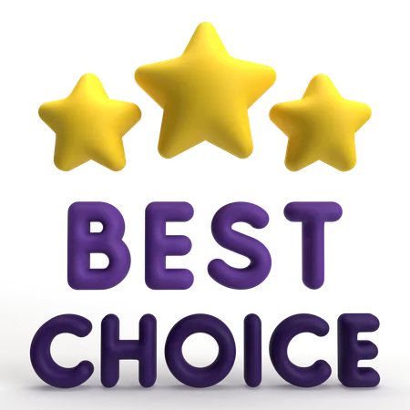 Best Choice  3D Icon