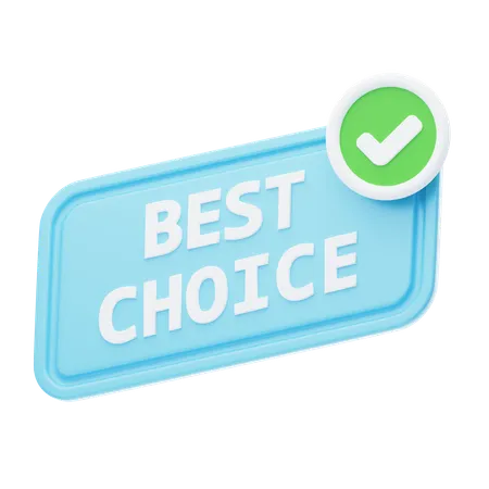 Best Choice  3D Icon