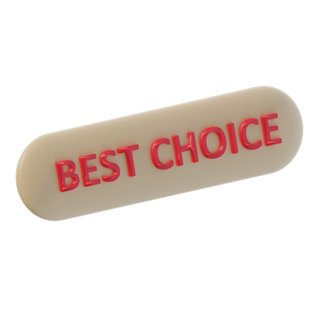 Best Choice  3D Icon