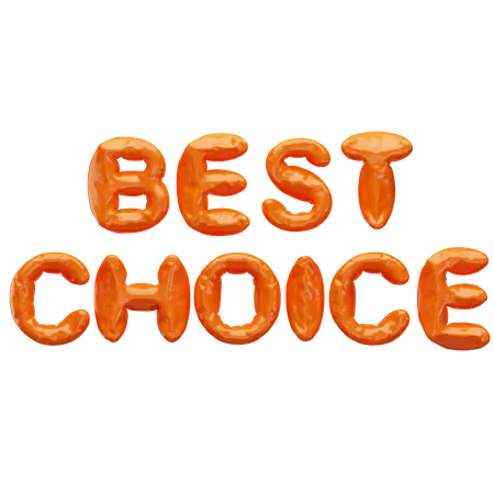 Best Choice  3D Icon