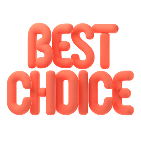 Best choice  3D Icon