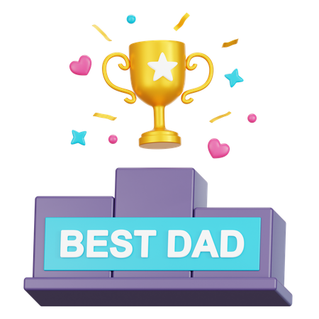 Best Dad  3D Icon
