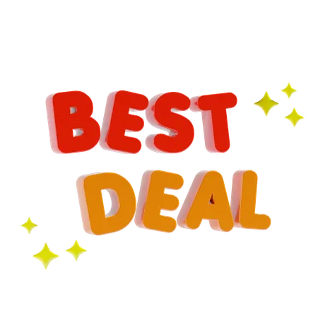 Best deal  3D Icon