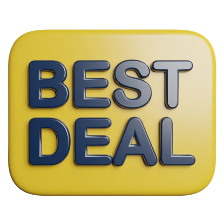 Best Deal Shopping 3D Icon