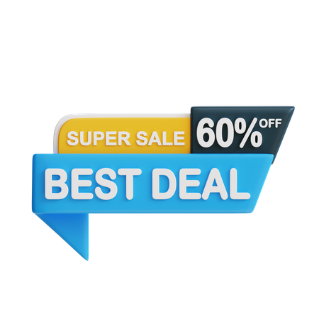 Best Deal 60  3D Icon