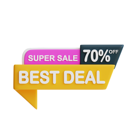 Best Deal 70  3D Icon