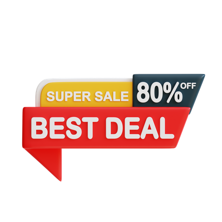 Best Deal 80  3D Icon