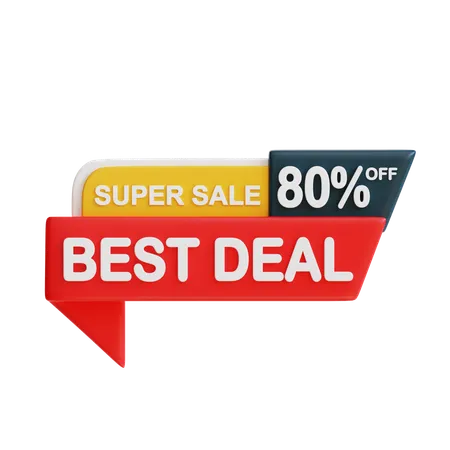 Best Deal 80  3D Icon