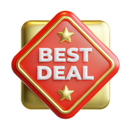 Best Deal Badge  3D Icon