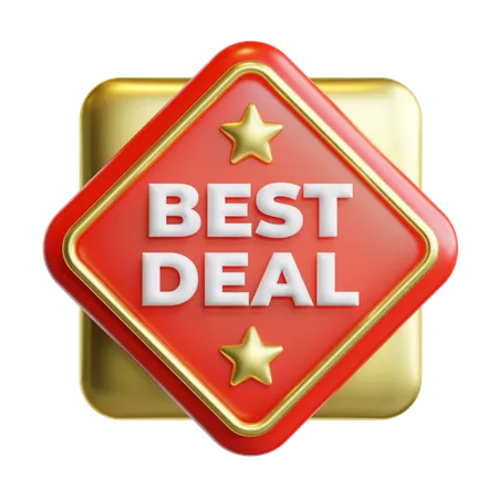 Best Deal Badge  3D Icon
