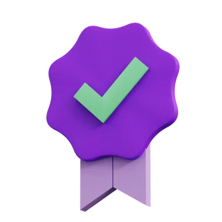 Best Employee Badge  3D Icon