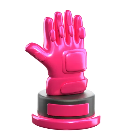 Best Goalkeeper Trophy  3D Icon