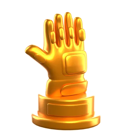 Best Goalkeeper Trophy  3D Icon