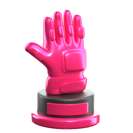 Best Goalkeeper Trophy  3D Icon