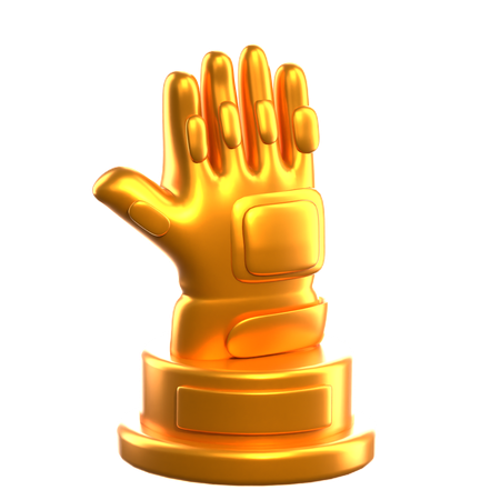 Best Goalkeeper Trophy  3D Icon