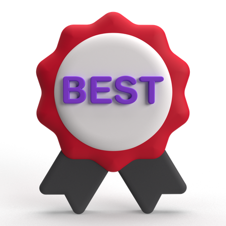 最高のメダル  3D Icon