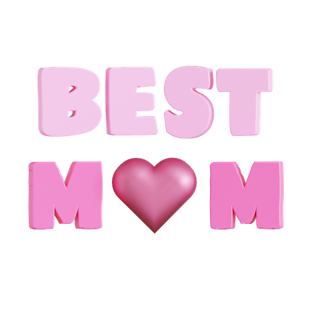 Best Mom  3D Icon